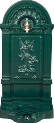 Strend Pro Garden Fântână de grădină, Strend Pro Garden LT-DC045, 40 × 35 × 83 cm, verde, aluminiu, rezistentă la intemperii, ușor de asamblat