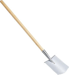 Strend Pro Hârleț, Strend Pro Premium, lamă dreaptă, argintiu, 38 × 17 × 118 cm, lamă din oțel inoxidabil, coadă din lemn Lopata