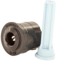Rain Bird Spray duză de aspersor cu dublu orificiu U-15F - fixă, 3, 4 - 4, 6 m - 360° - negru