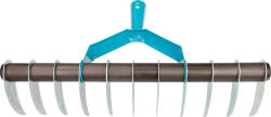 Strend Pro Cap de greblă de grădină, Strend Pro Garden R152, cu 11 dinți, oțel, lățime de lucru 34 cm, pentru aerarea gazonului, pentru îndepărtarea mușchiului, fără coadă Grebla