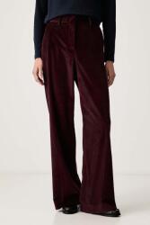 Weekend Max Mara pantaloni pentru femei din catifea reiată WKDTANIA 9BY2-SPDZ7L_93X (2625136012600)