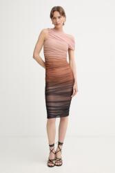 Elisabetta Franchi asszimetrikus ruha - barna 36
