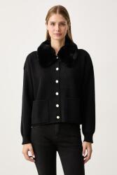 Gaudi cardigan pentru femei cu vâscoză 9BY2-KUDZBW_99X (621BD33001)