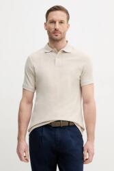 Barbour póló férfi pamut ESSENTIALS - bézs XL