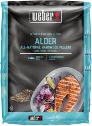 Weber természetes keményfa pellet, éger, 8 kg zsák (3401052) - webshop