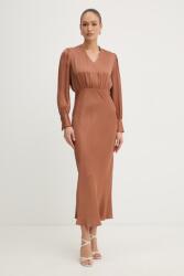 TWINSET viszkóz ruha - barna 38