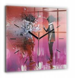 Foto Üveg Falióra Modern Beltéri Kibertér 60x60 cm (010010500080200267042)