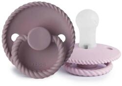 Frigg 2 db-os cumi FRIGG ROPE TWILIGHT MAUVE/ SOFT LILAC, 0-6 hó, szilikon