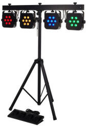  Stairville Stage TRI LED Bundle Complete - Komplett LED PAR szett állvánnyal