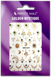 Perfect Nails Körömmatrica - Golden Mystique (PNDM136)