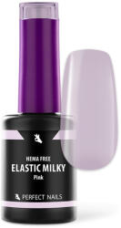 Perfect Nails Elastic Milky Base Gel - Hema Free Erősített Gél Lakk Alap - Milky Pink - 8ml (PNZ379)