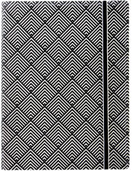 FILOFAX Notebook Impressions A5 Fekete-fehér Deco