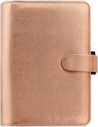 FILOFAX Saffiano Metallic Personal Rózsaarany