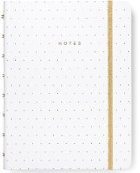 FILOFAX Notebook Moonlight A5 Fehér