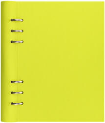 FILOFAX Clipbook Saffiano Fluoro A5 Sárga