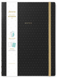 FILOFAX Notebook Moonlight A4 Fekete