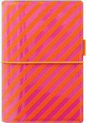 FILOFAX Domino Lakk Personal Narancs-Pink Csíkos