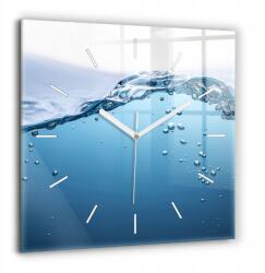 Foto Üveg Falióra Modern Beltéri Kilátás a víz alatt 60x60 cm (010010500080100168304)