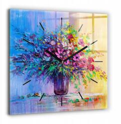 Foto Üveg Falióra Modern Beltéri Virágok Váza 60x60 cm (010010500080200267013)