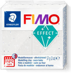 FIMO Effect süthető gyurma - kőhatású fehér gránit, 57 g