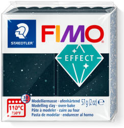 FIMO Effect süthető gyurma - kőhatású fekete gránit, 57 g