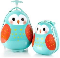 HEYS Travel Tots Owl - set of backpack and suitcase