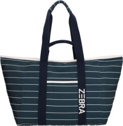 Zebra Trends Elise W00761 White Navy Stripe