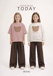 ATUT Sweet Bear lány póló - pink 134, pamut 92% (00169)