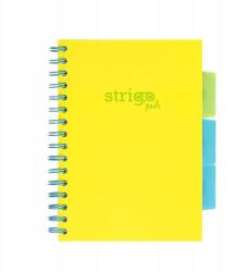 strigo Spirálos Jegyzetfüzet Pads A5/100K Neon Sárga (PADS089)