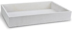  Dekotál fehér 35x25cm mag: 4cm - csinaldmagadshop