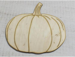  Natúr fa - Gravírozott tök 20cm - csinaldmagadshop