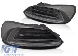  Komplett tuning LED hátsó lámpák, teljesen sötétített, alkalmas Volkswagen T5 04.2003-2009, bal és jobb (ABTLV6021121)