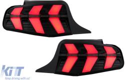 KITT LED hátsó lámpák Ford Mustang V facelift előtti (2010-2012) modellekhez, füstszínű (TLFMULED)