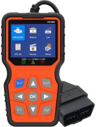 Techstar Tester diagnoza auto Techstar HC368 OBD2 EOBD CAN, display 2.8, Live Data, IM Readiness, Test baterie, 50000+ coduri DTC (SKU3598)