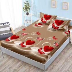 Super Design Pucioasa Cearceaf cu Elastic și Două Fețe de Pernă-HFC 172