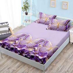 Super Design Pucioasa Cearceaf cu Elastic și Două Fețe de Pernă-HFC 177