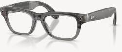 Ray-Ban Ochelari Smart RAY-BAN Meta Blayzer Optics Gen 2 Matte Transparent Ice Grey (RW7001 8529 50)