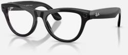 Ray-Ban Ochelari Smart RAYBAN Meta Skyler High Bridge Fit Negru Lucios Transitions Gen 2 (RW4014 601/1M 52-20)