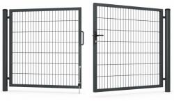  Poarta dubla DUOS BOX zincata 1, 5 x 3, 8 m, panou 2D 5/4/5 mm, antracit (MT-DB-1.5-3.8-A)