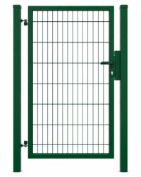  Poarta pietonala DUOS 2D zincata 1 x 1 m, panou 5/4/5 mm, verde (MT-PPD-1-V)