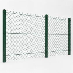  Plasa impletita acoperita cu PVC verde 1, 2 x 10 m, ochi 50 x 50 mm, sarma 2, 5 mm (MT-PIPVC-1.2X10-50X50-2.5)
