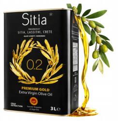 Sitia Olívaolaj extra virgin görög 3l Sitia Premium Gold savasság 0, 2% (Oliwa z oliwek extra virgin SITIA PREMIUM 3l)