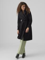 VERO MODA Дамско вълнено дълго пальто черно Vero Moda | Cheren | ЖЕНИ | L