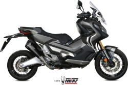  Tobă finală MIVV Delta Race pentru Honda X-ADV 750 (2017-2025), oțel inoxidabil negru