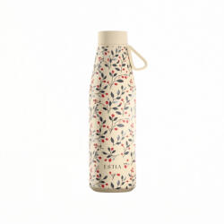 Estia Home Art Flow Save the Aegean Reciclabil Sticlă Termos Oțel inoxidabil Fără BPA 500ml Bloom Bej 01-42028 (01-42028)