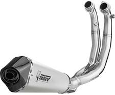  Sistem complet de evacuare MIVV Delta Race pentru Aprilia RS 660 / Tuono 660, oțel inoxidabil