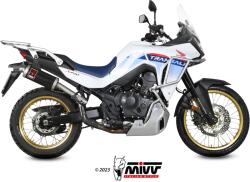  Tobă finală MIVV Dakar pentru Honda XL750 Transalp (2023-2025), oțel inoxidabil negru