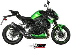  Tobă finală MIVV Delta Race pentru Kawasaki Z900 (2020-2024), oțel inoxidabil negru