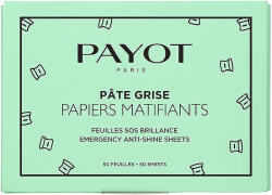 Payot Pâte Grise - Mattító, olajfelszívó lapocskák a zsíros bőr fényének szabályozására 50 db