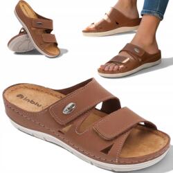Inblu 38 Inblu Női flip-flop papucs Természetes Bőr Nyitott lábujjak Alacsony talpú